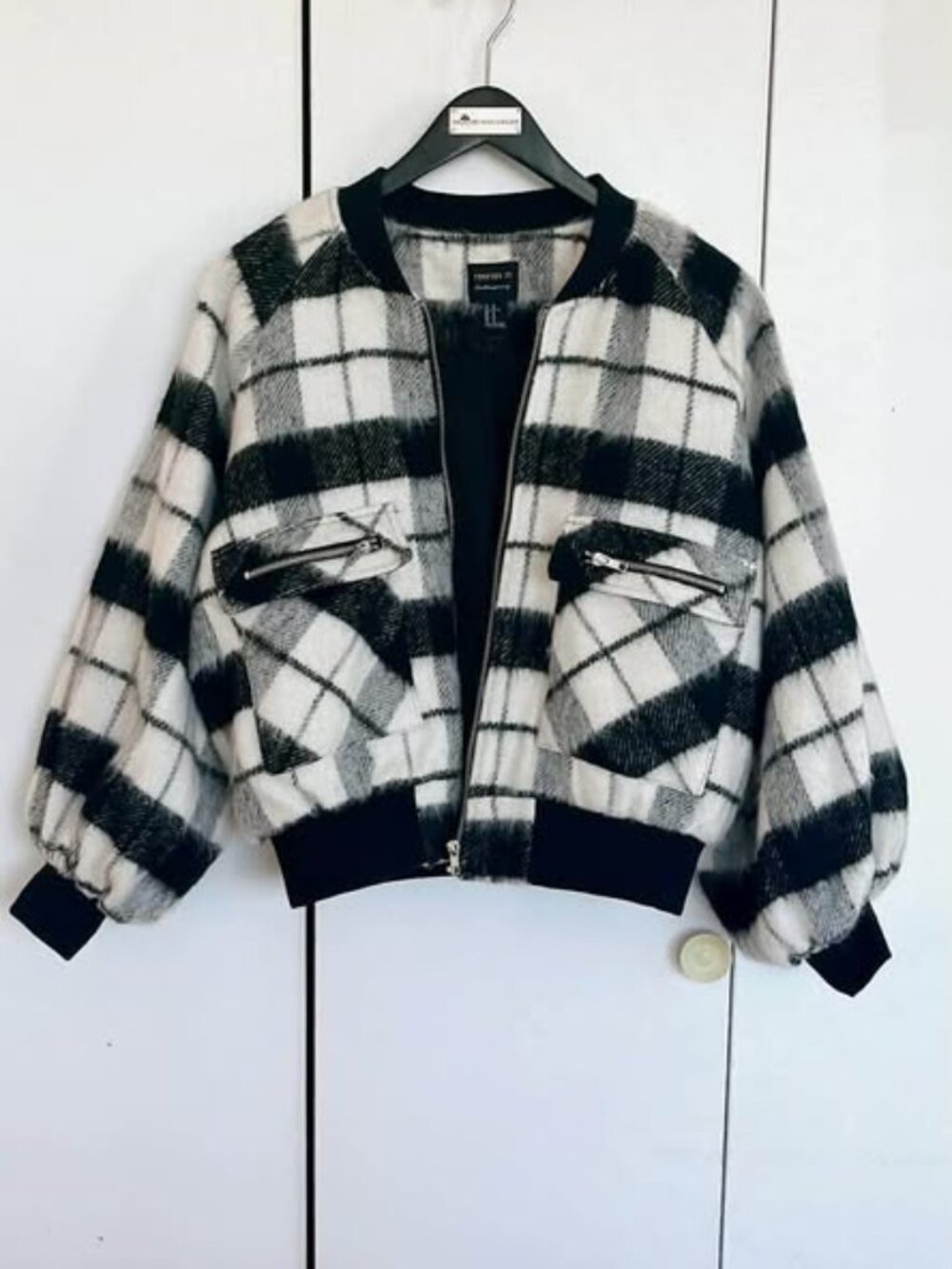 women winter autumn bomber Jacket size M